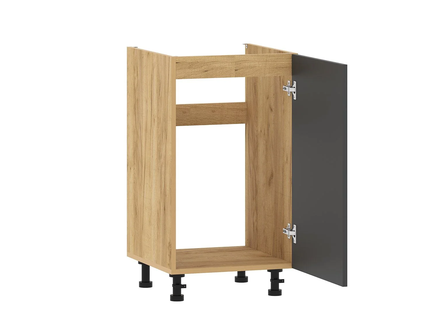 Борги 100.03 тумба под мойку (450) Дуб Крафт золотой / Антрацит