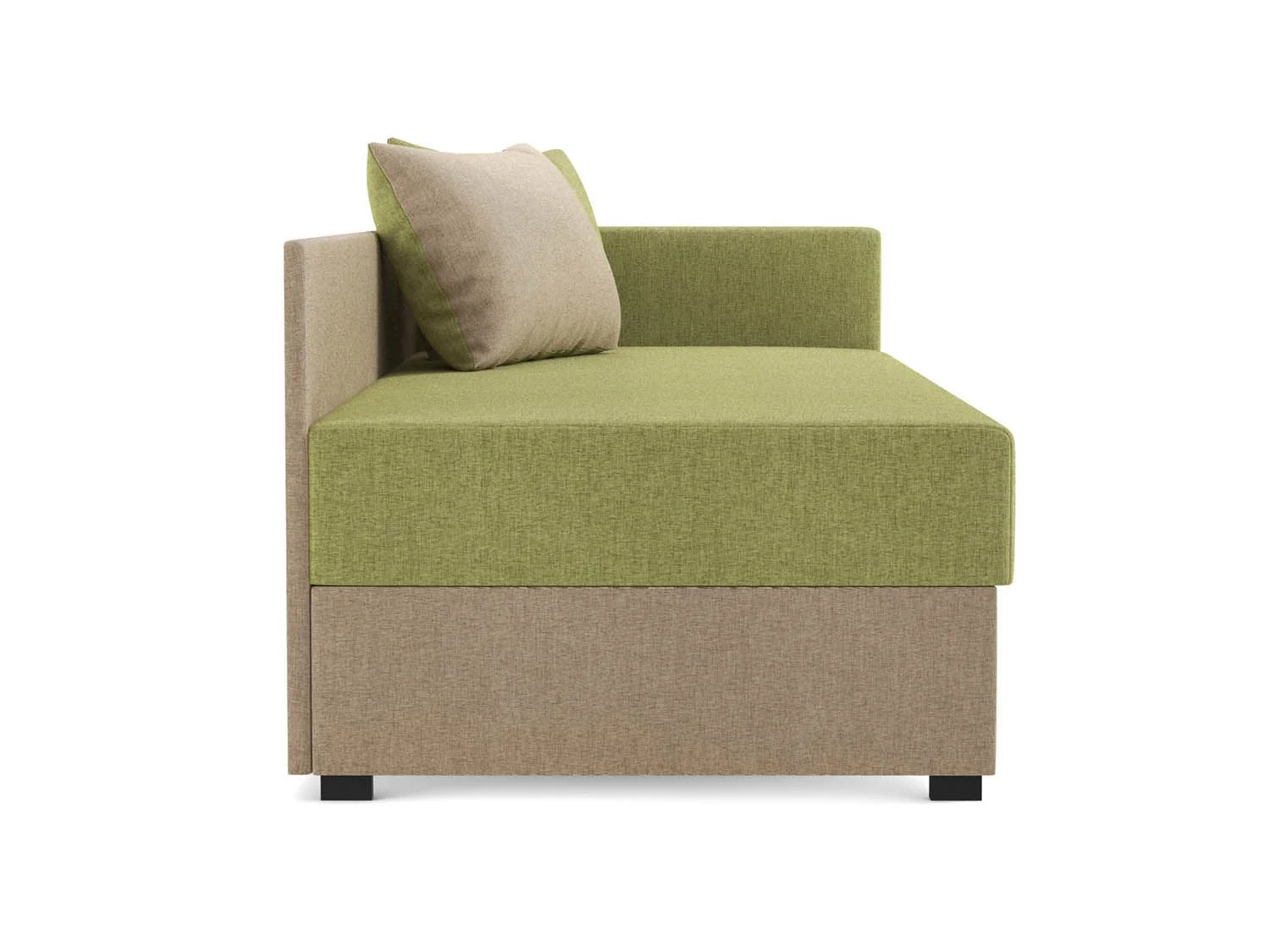 Диван-кровать Мальта М жаккард тесла форест/крем