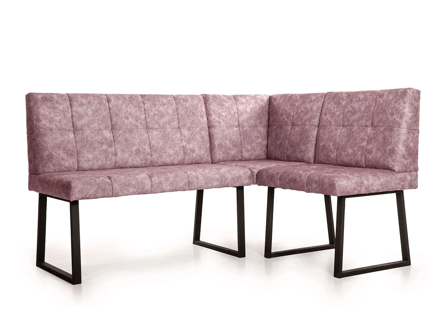 Модульный угловой диван Реал Коралл/Черный муар