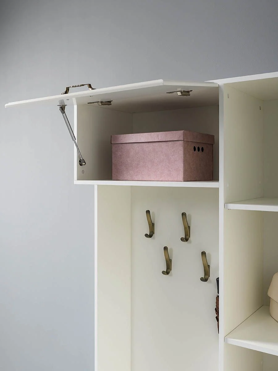 Ливерпуль Прихожая 13.21 Белый/Ясень ваниль