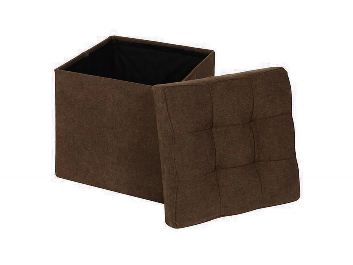 Пуф складной велюр Коричневый