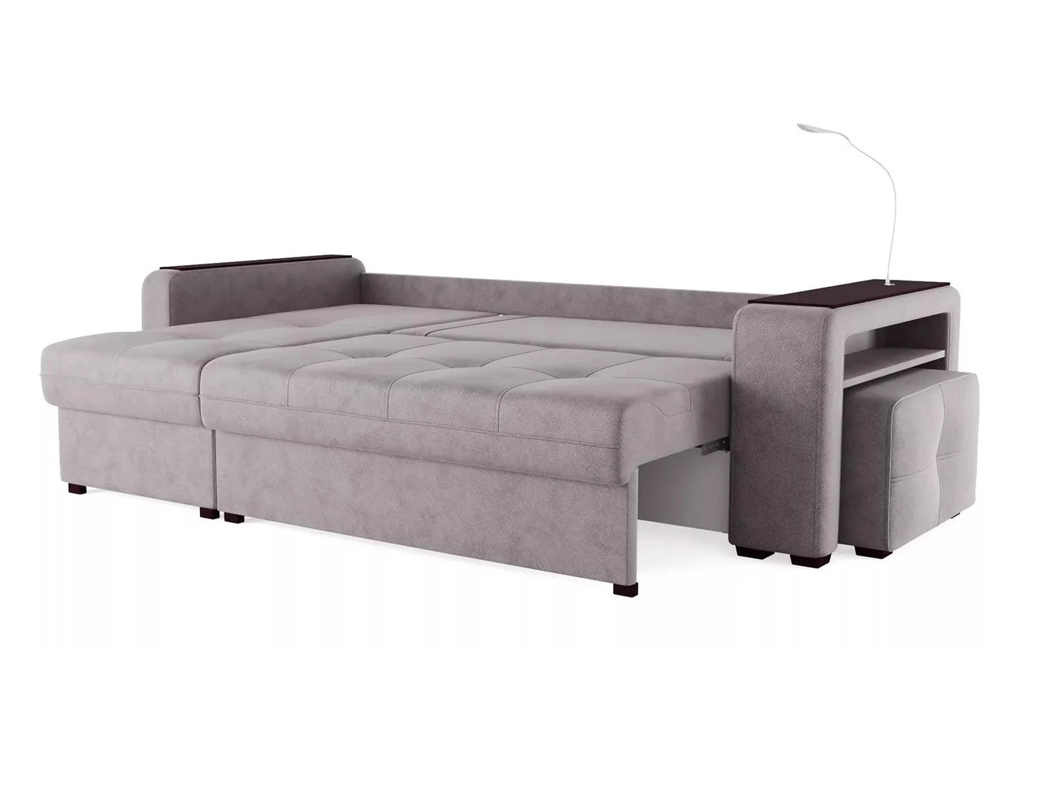 Диван угловой Smart 4 Б3-1Пф-2Т-Б4 Велюр Кашемир 890