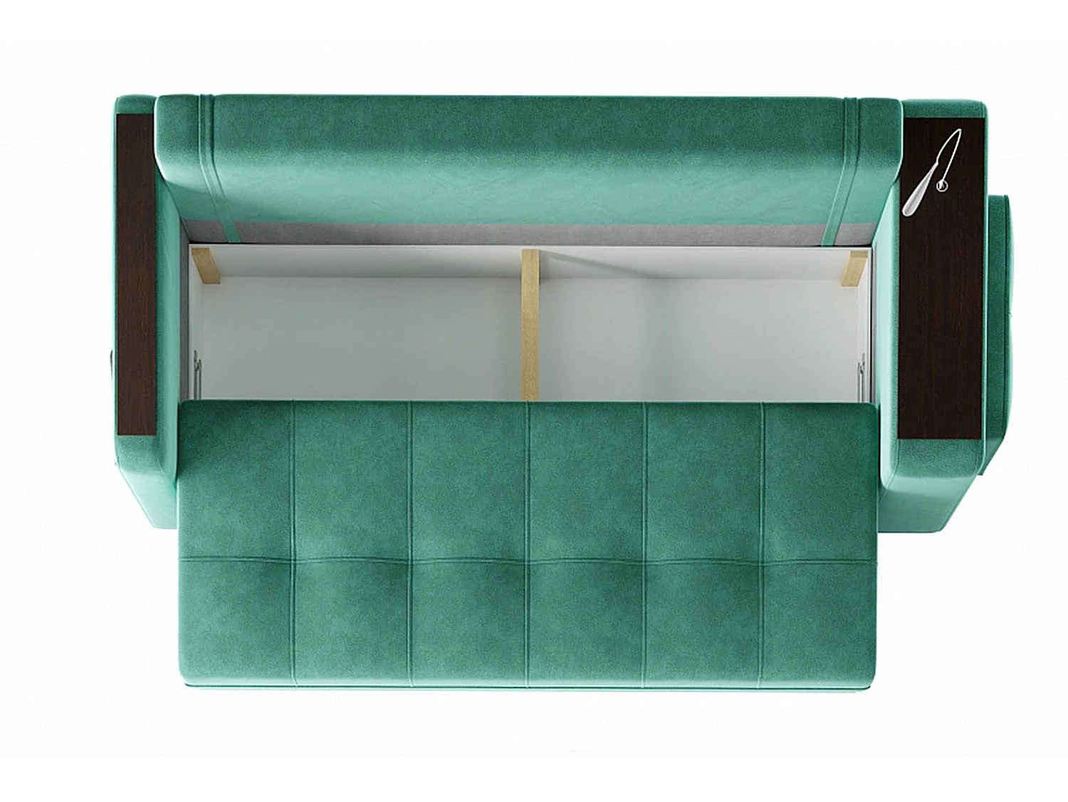 Диван Smart 4 пуф справа Б3-3Т-Б4 СК Кашемир 672