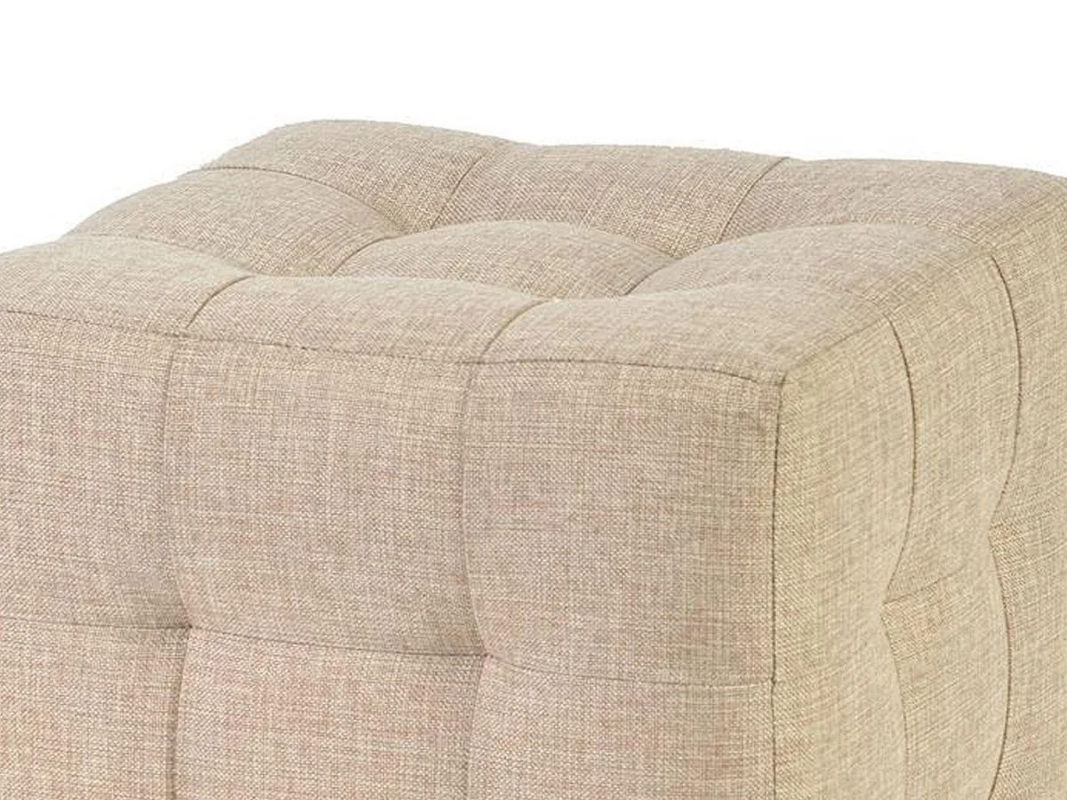 Пуф Лотос Бежевый рогожка