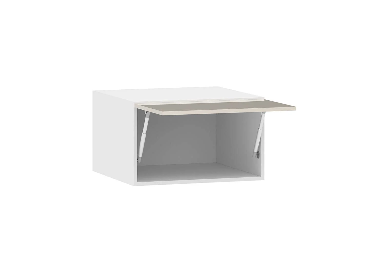 Арли 100.90.600 шкаф навесной Белый / Кашемир