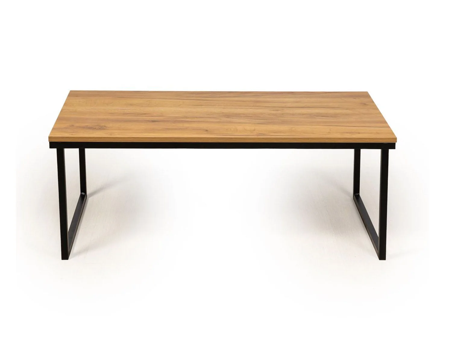 Стол журнальный Ланс Макси Дуб крафт золотой / Черный