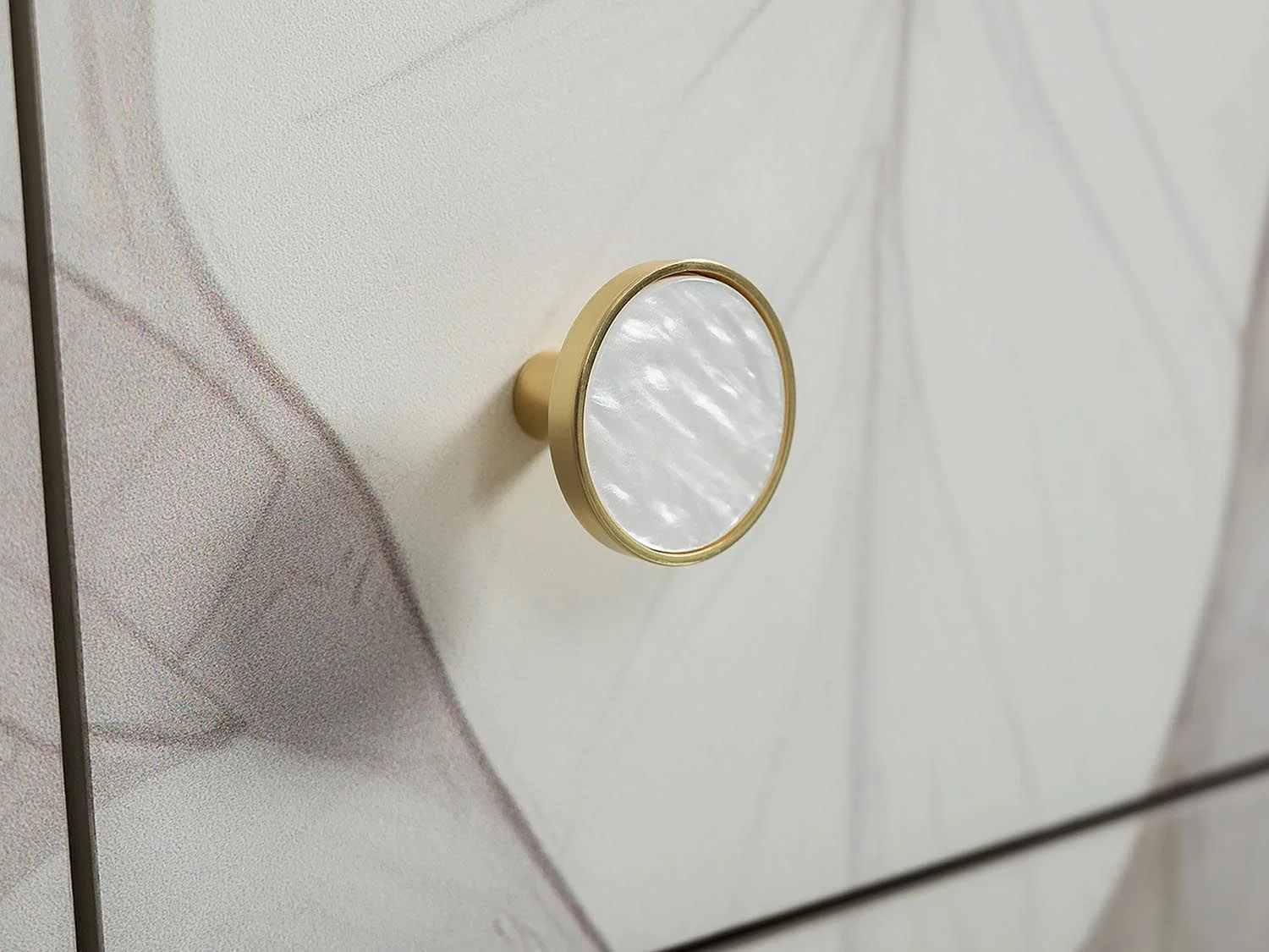 Флоу комод 16.329 Кашемир / Белый