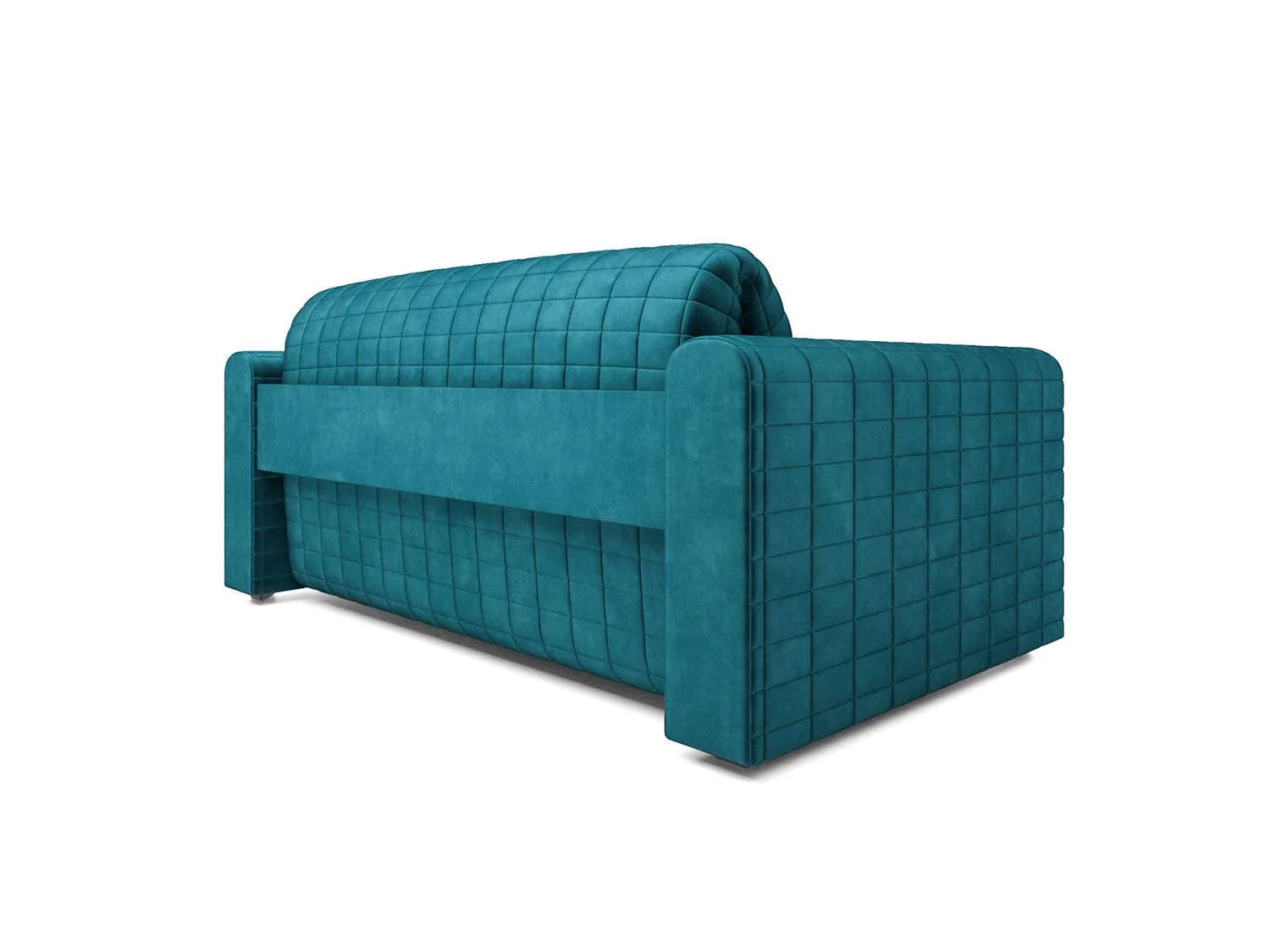 Диван Аккордеон Барон №5 бархат сине-зеленый STAR VELVET 43 BLACK GREEN