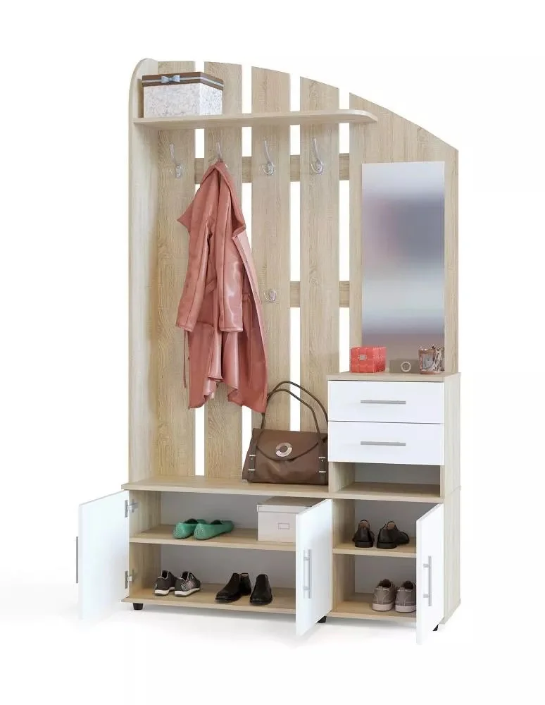 Прихожая ВШ-2.2 Дуб сонома/белый