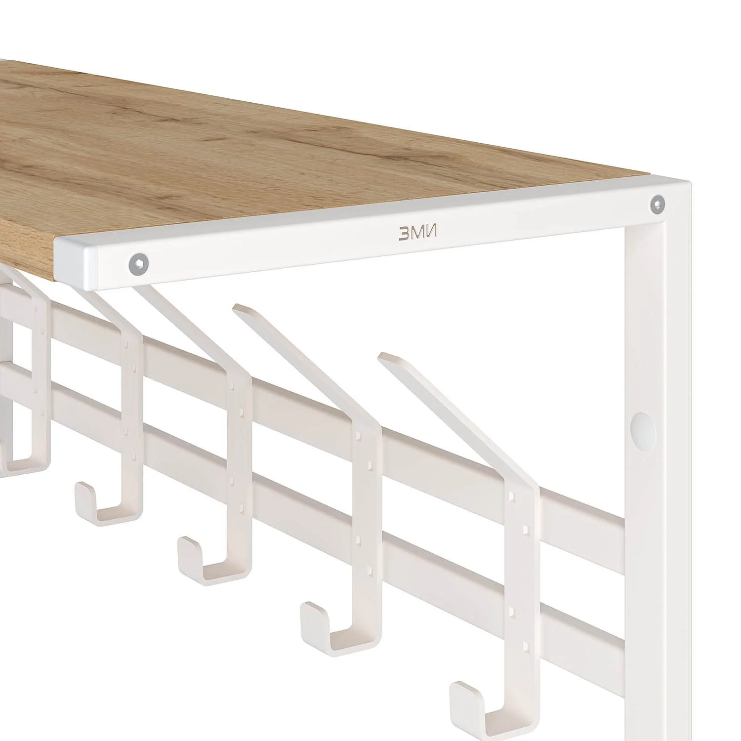 Вешалка с полкой Торонто 21Д Белый