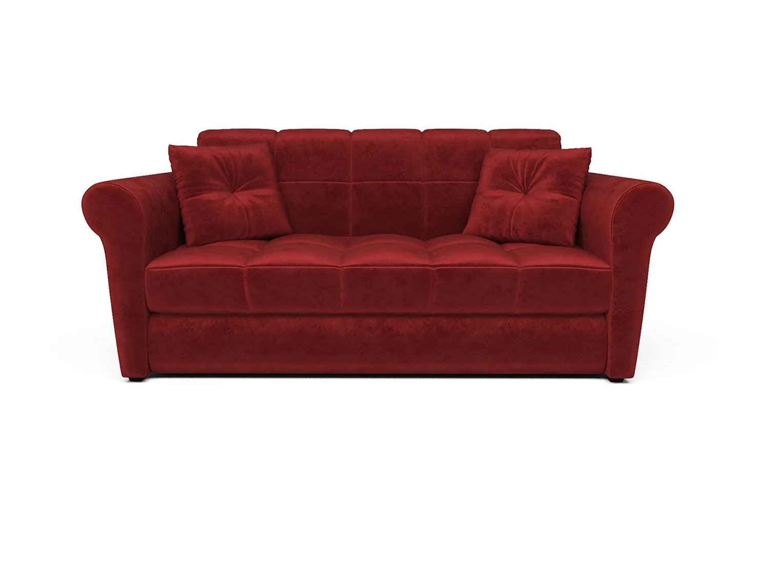 Диван Гранд бархат красный / STAR VELVET 3 DARK RED