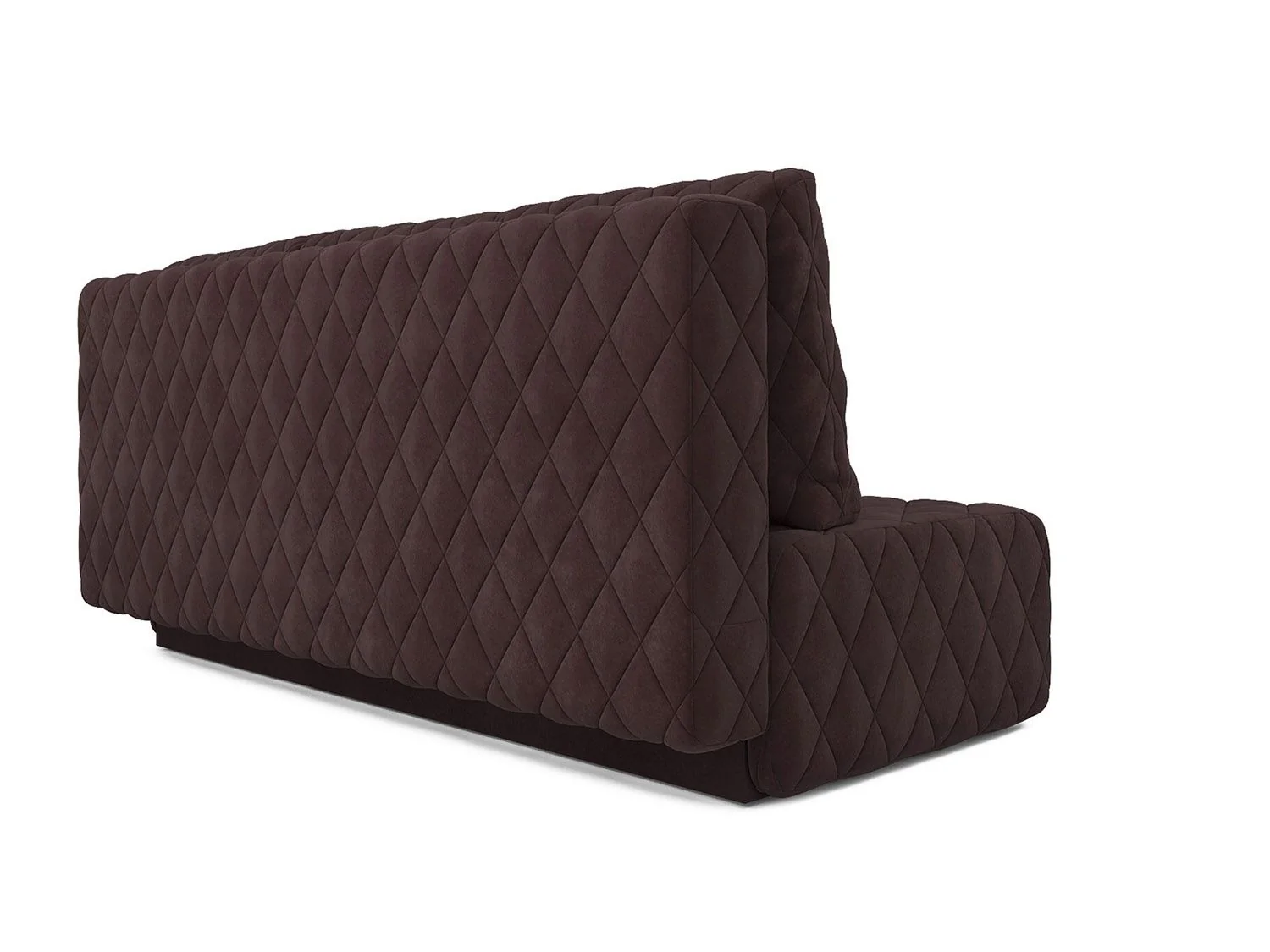 Диван Роял велюр шоколадный / HB-178/16