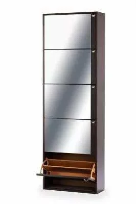 Обувница Комфорт К-5S с зеркалом Венге