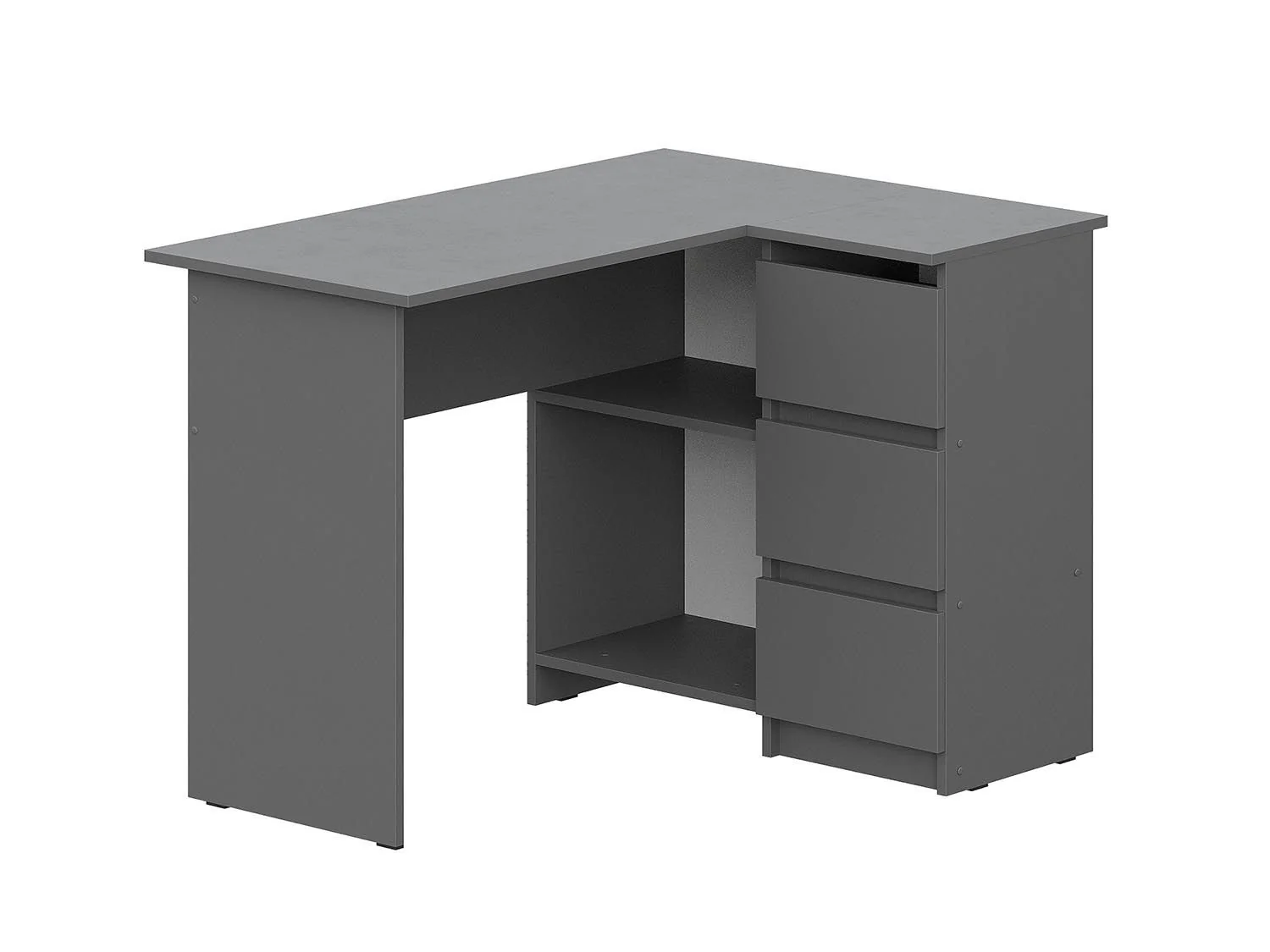 Денвер стол угловой / Графит серый