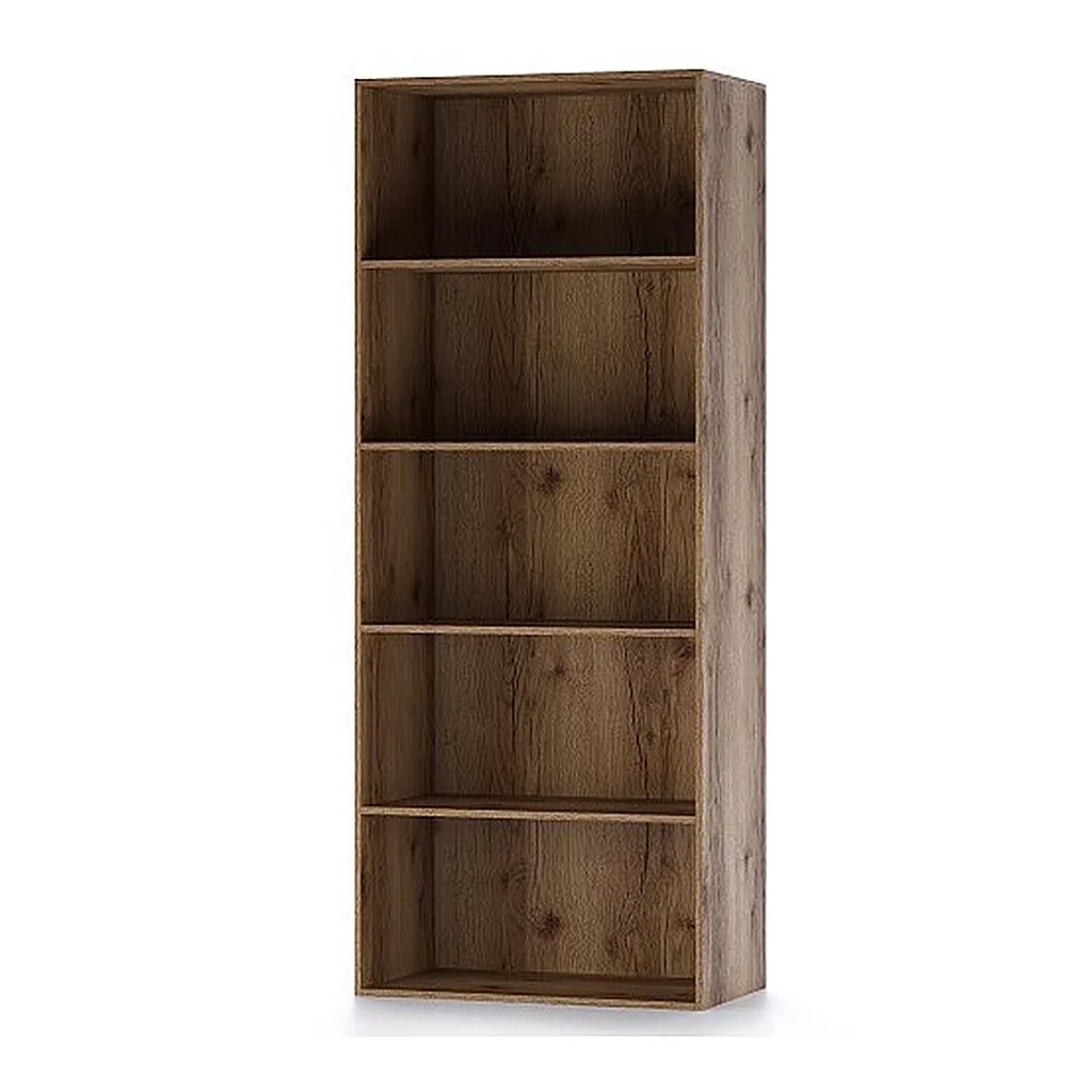 Харди шкаф двухдверный глухой Дуб Делано Темный / Белый