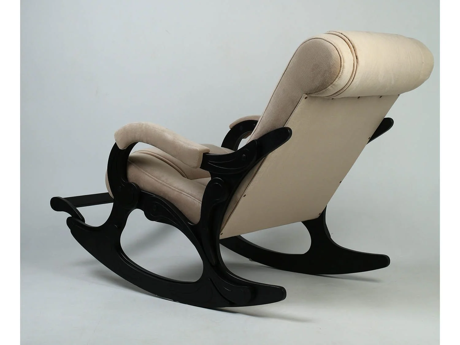 Кресло-качалка Родос Черный / Песок