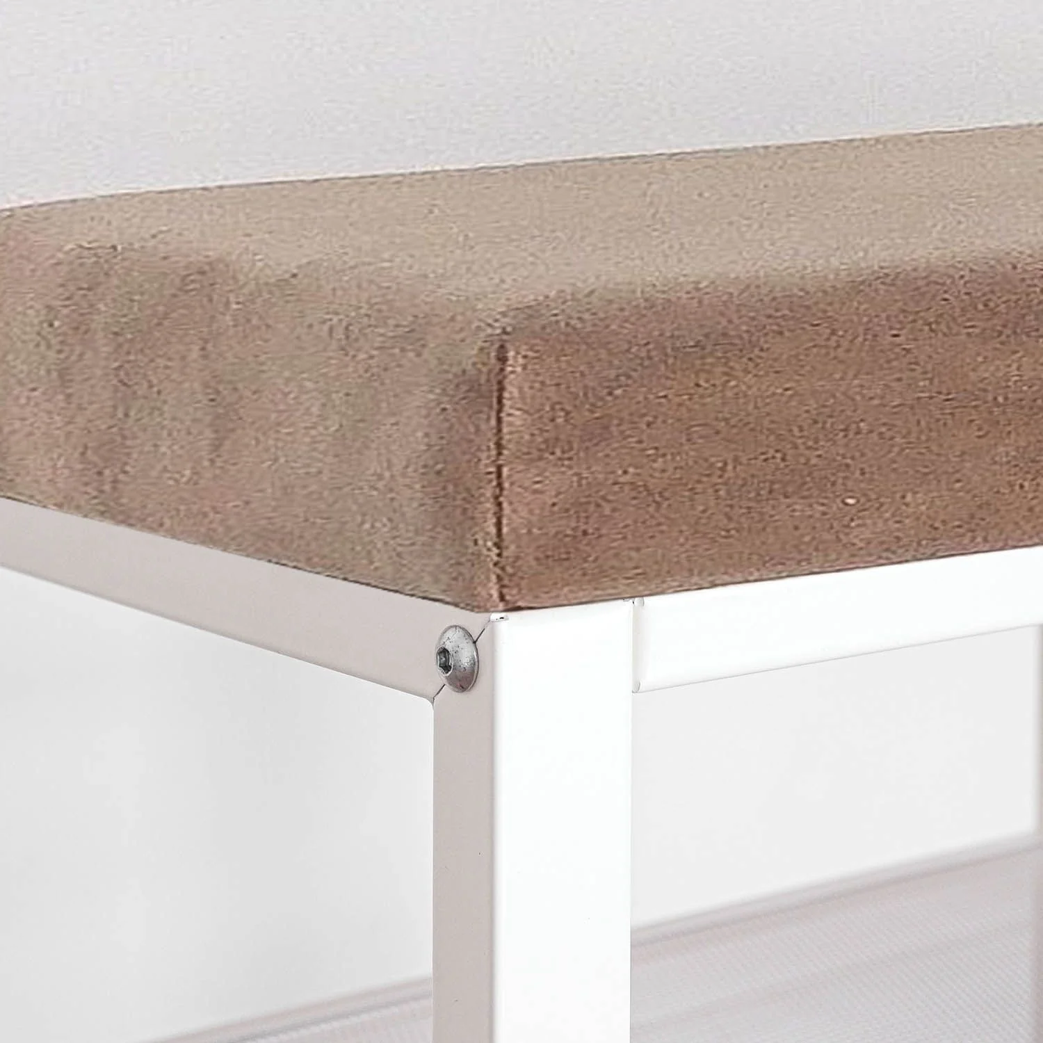 Банкетка Торонто 23S белый / бежевый