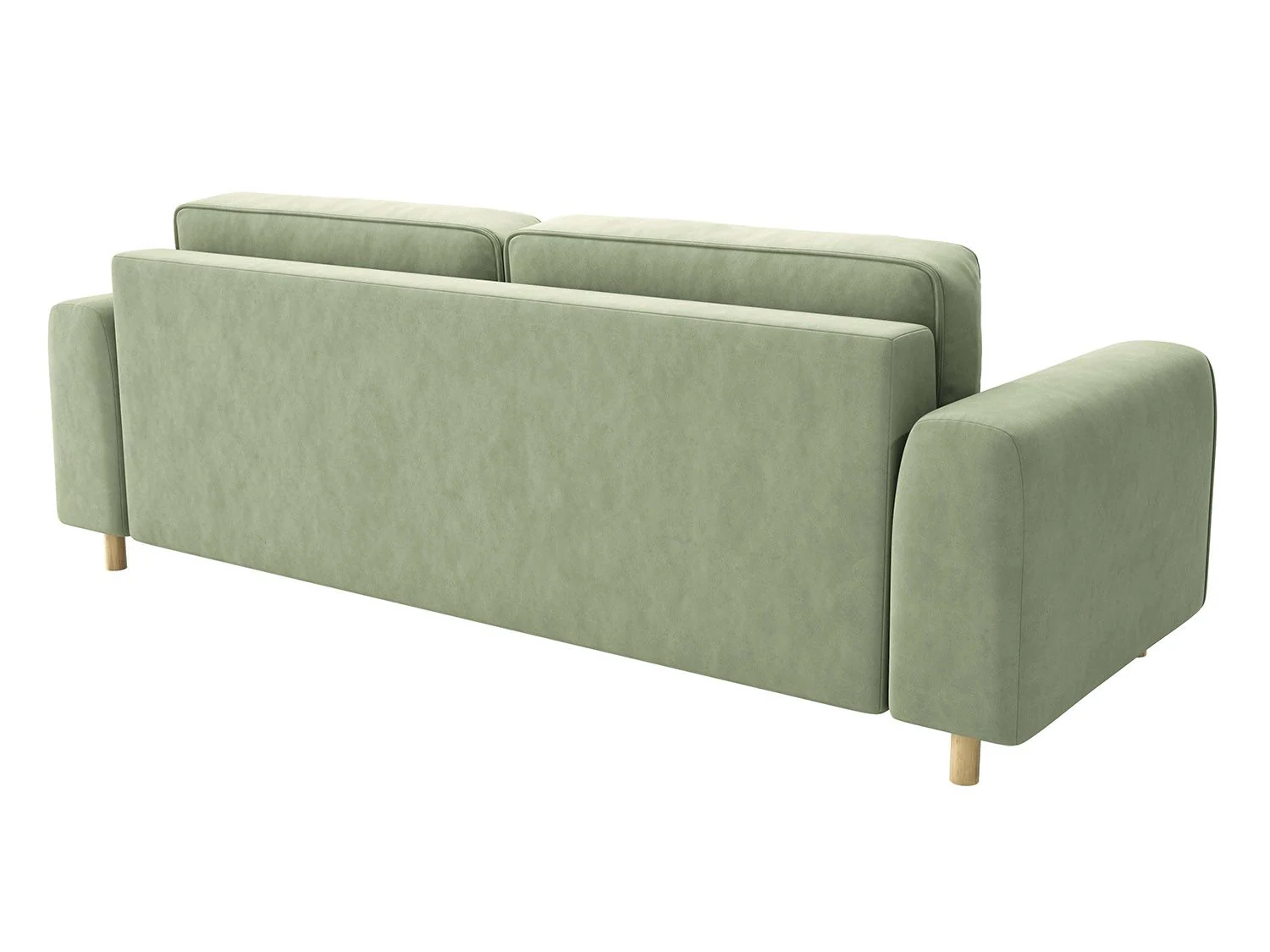 Диван-кровать Шелдон / букле Лайк светло-оливковый 690