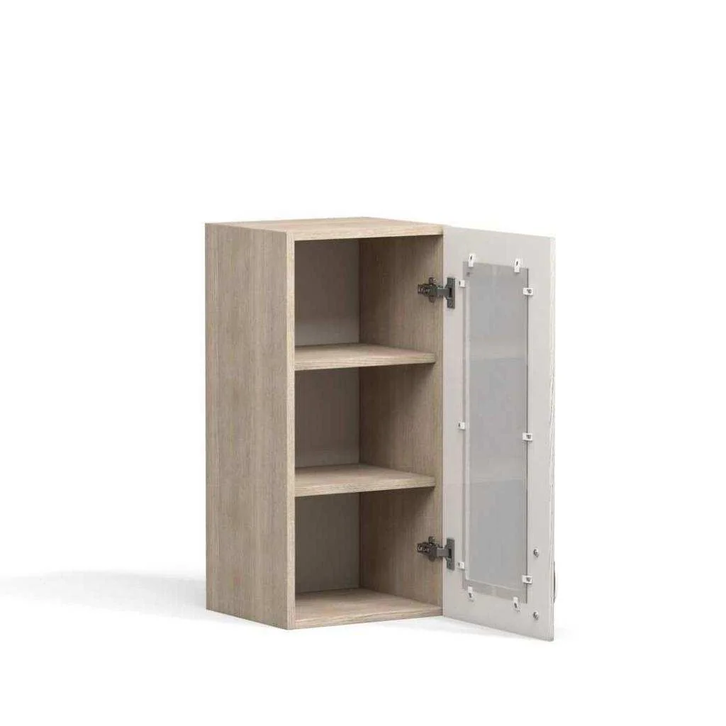 Анжелика шкаф навесной ШКН 350 В/ясень патина В 720