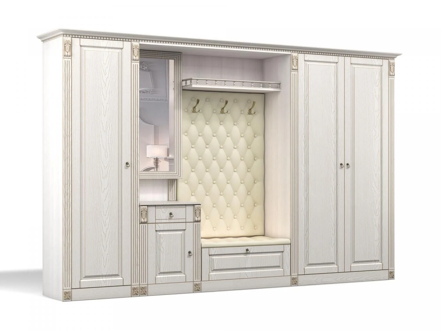 Прихожая Вероника-4 бодега светлый/ясень патина