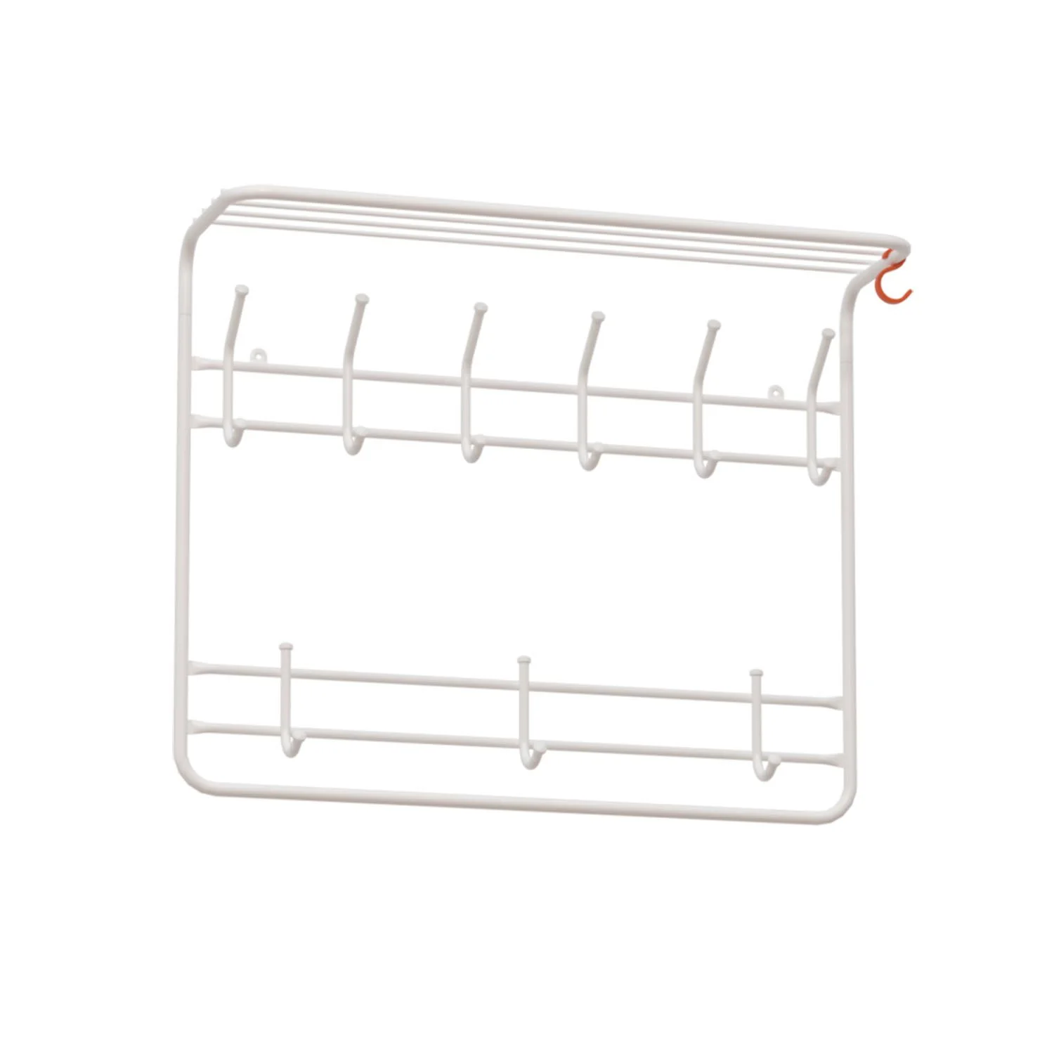 Вешалка 2-х ярусная 80 белый