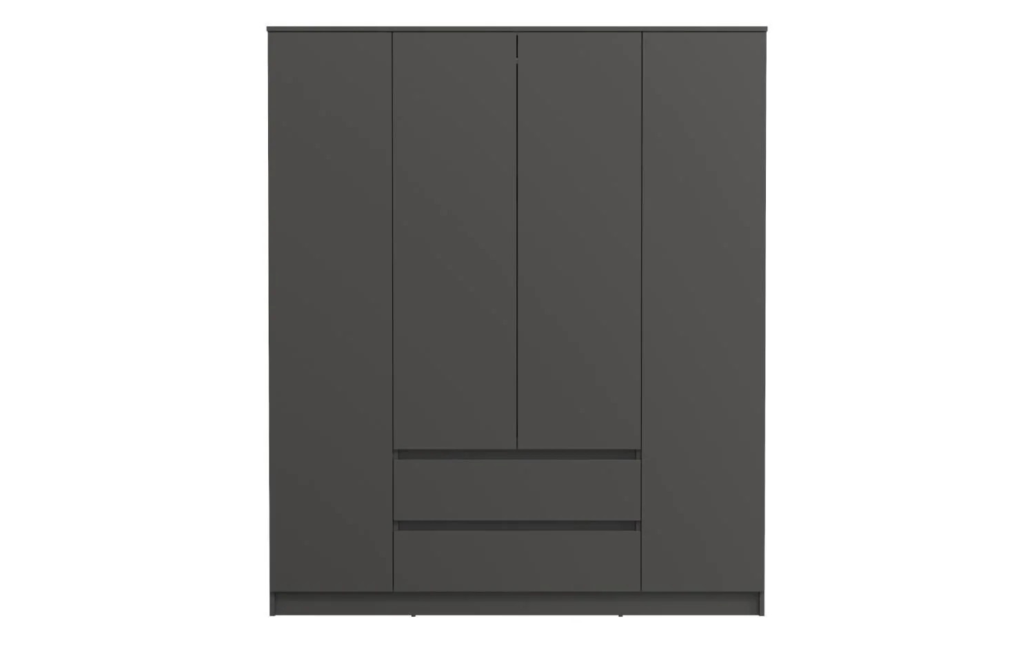 82.01 шкаф для одежды Берген Диамант серый