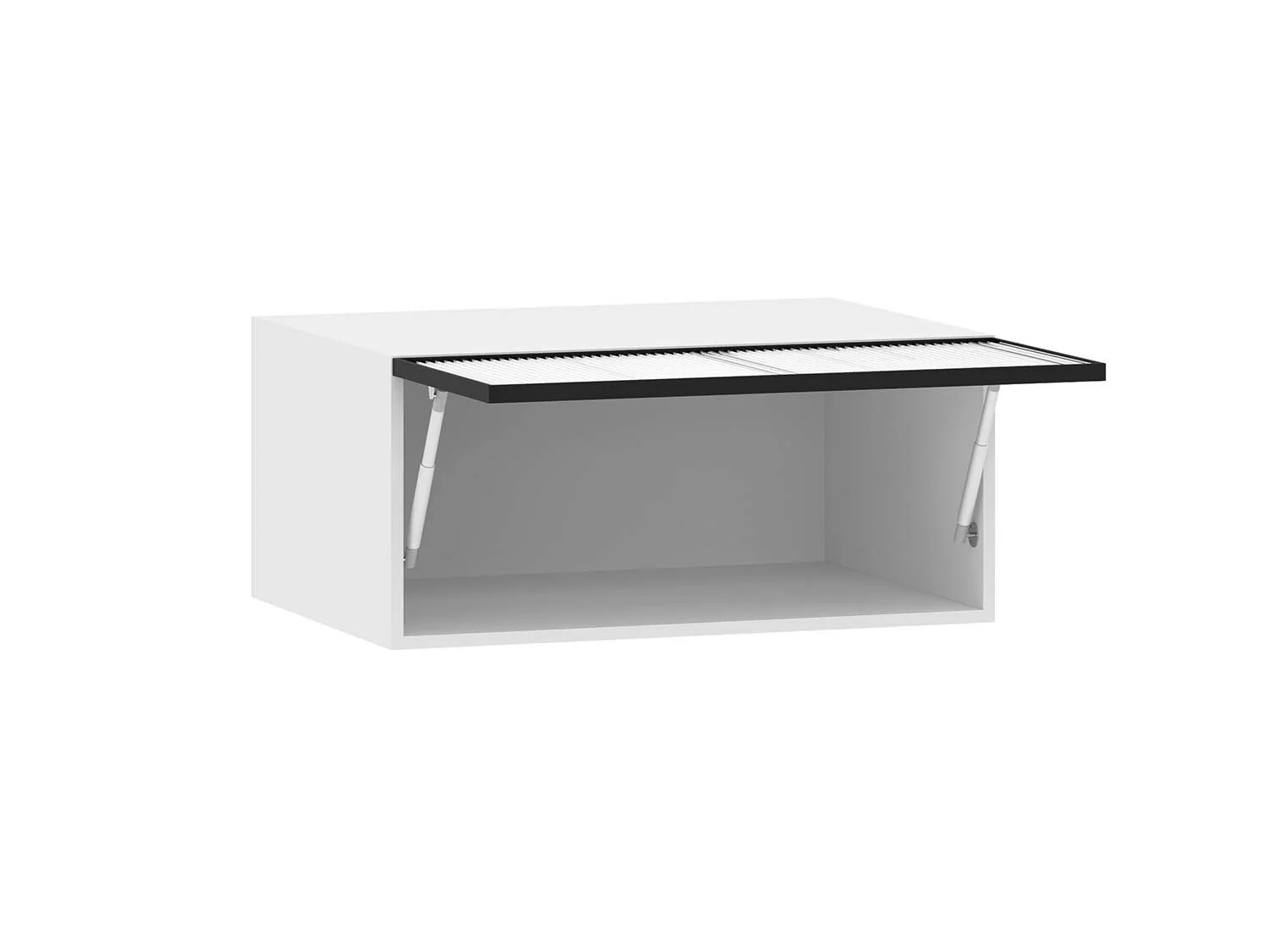 Moru 100.90.800 шкаф кухонный Белый / Черный