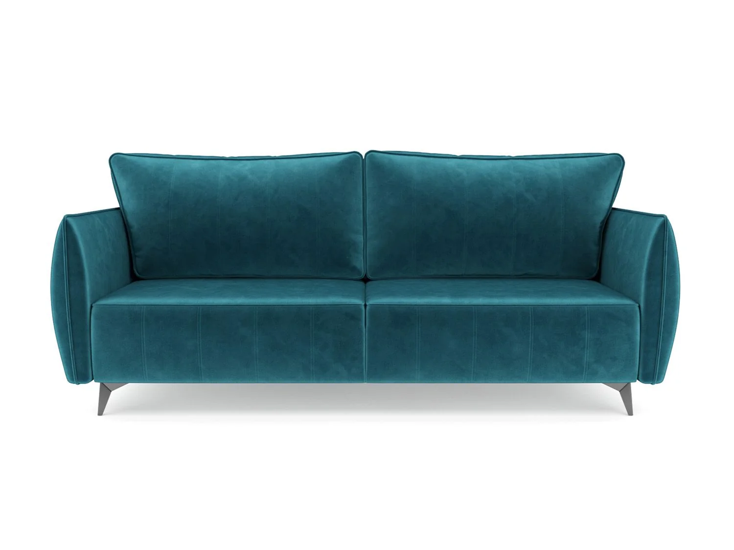 Диван Осло бархат сине-зеленый STAR VELVET 43 BLACK GREEN