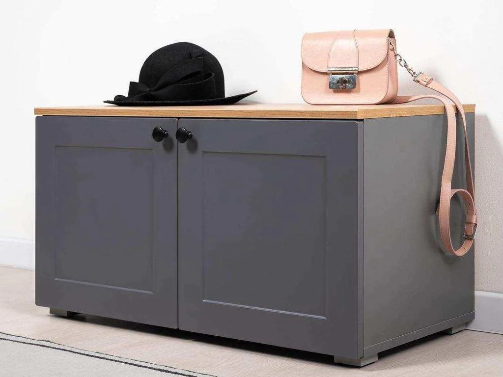 Остин Тумба 13.257 Серый графит/Дуб Вотан