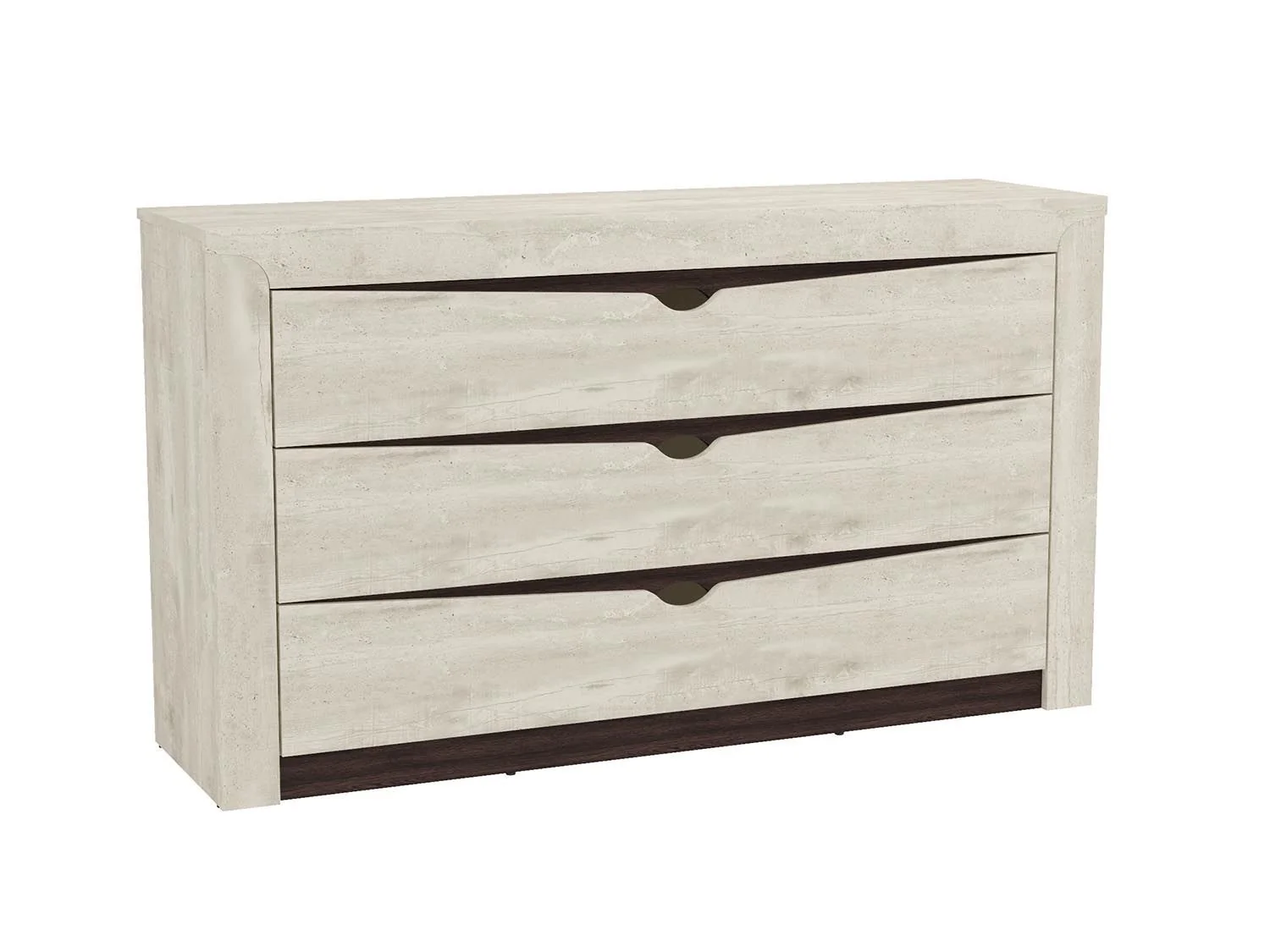 Комод 33.11 Лючия Бетон пайн белый/венге