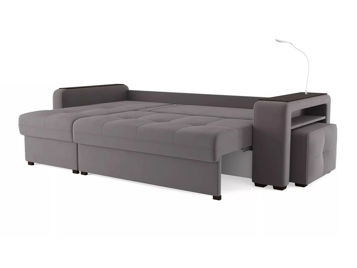 Диван угловой Smart 4 Б3-1Пф-2Т-Б4 Велюр Velutto 19