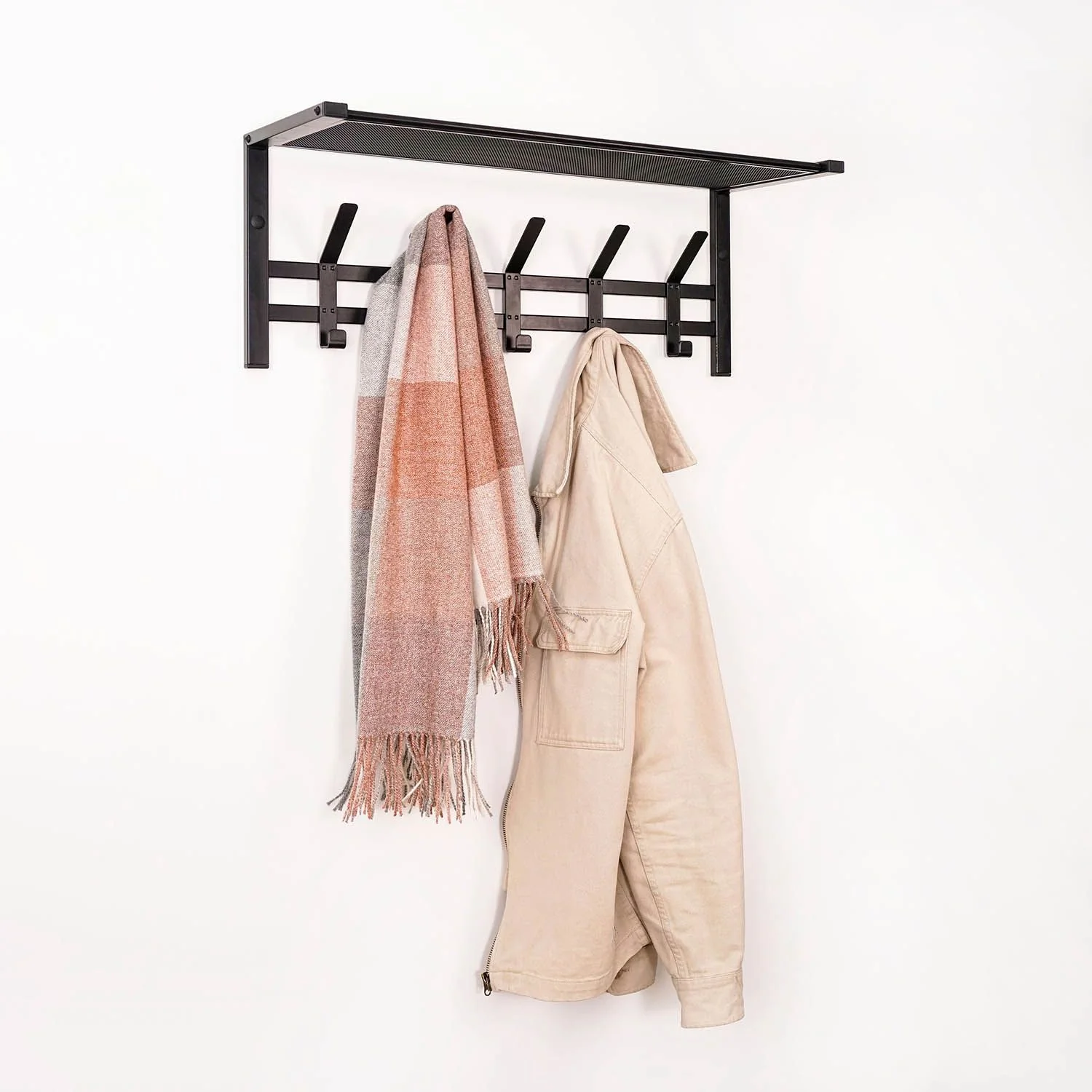 Вешалка с полкой Торонто 21 Черный