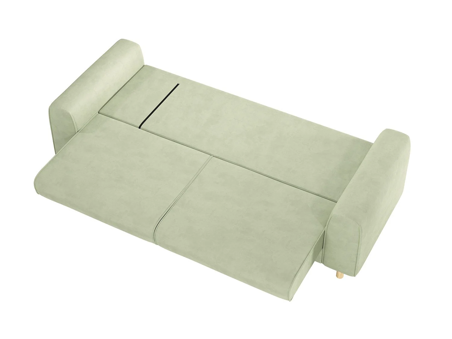 Диван-кровать Шелдон / букле Лайк светло-оливковый 690