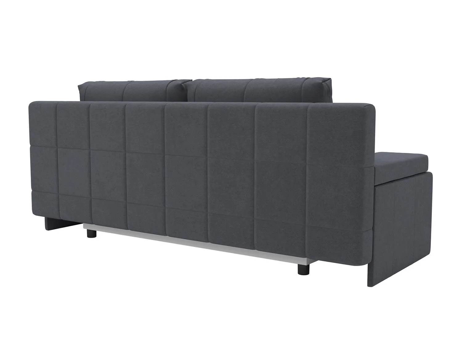 Ричмонд М диван-кровать 3-х мест / велюр Parma 27 темно-серый