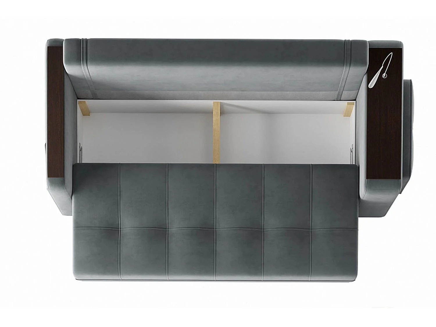 Диван Smart 4 пуф справа Б3-3Т-Б4 СК Вивальди 8