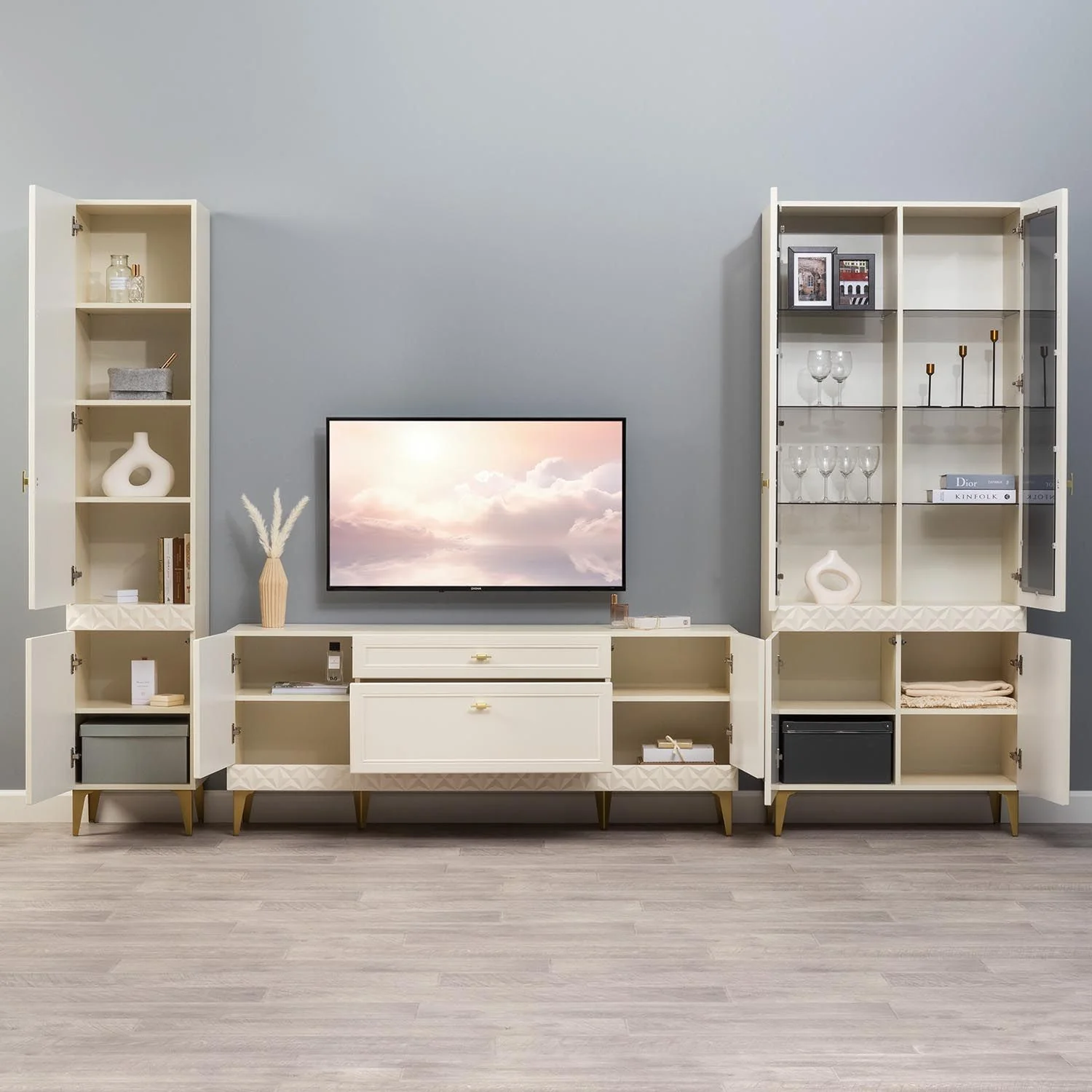 Гостиная Марион-2 Слоновая кость