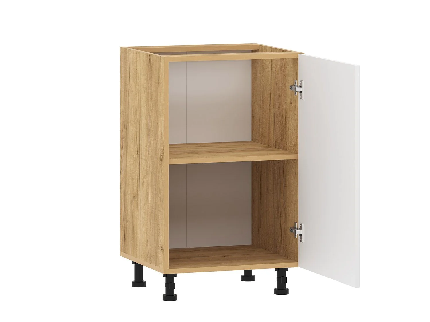 Борги 100.01 тумба кухонная (500) Дуб Крафт золотой / Белый