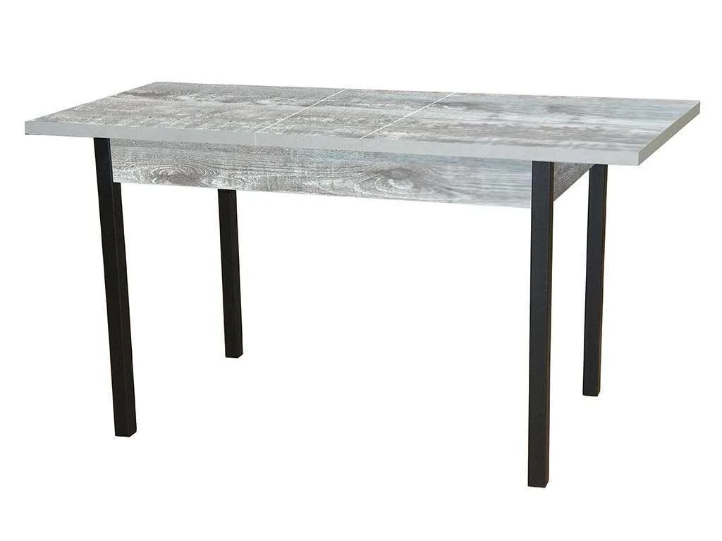Колорадо стол обеденный раздвижной / бетон темный/черный