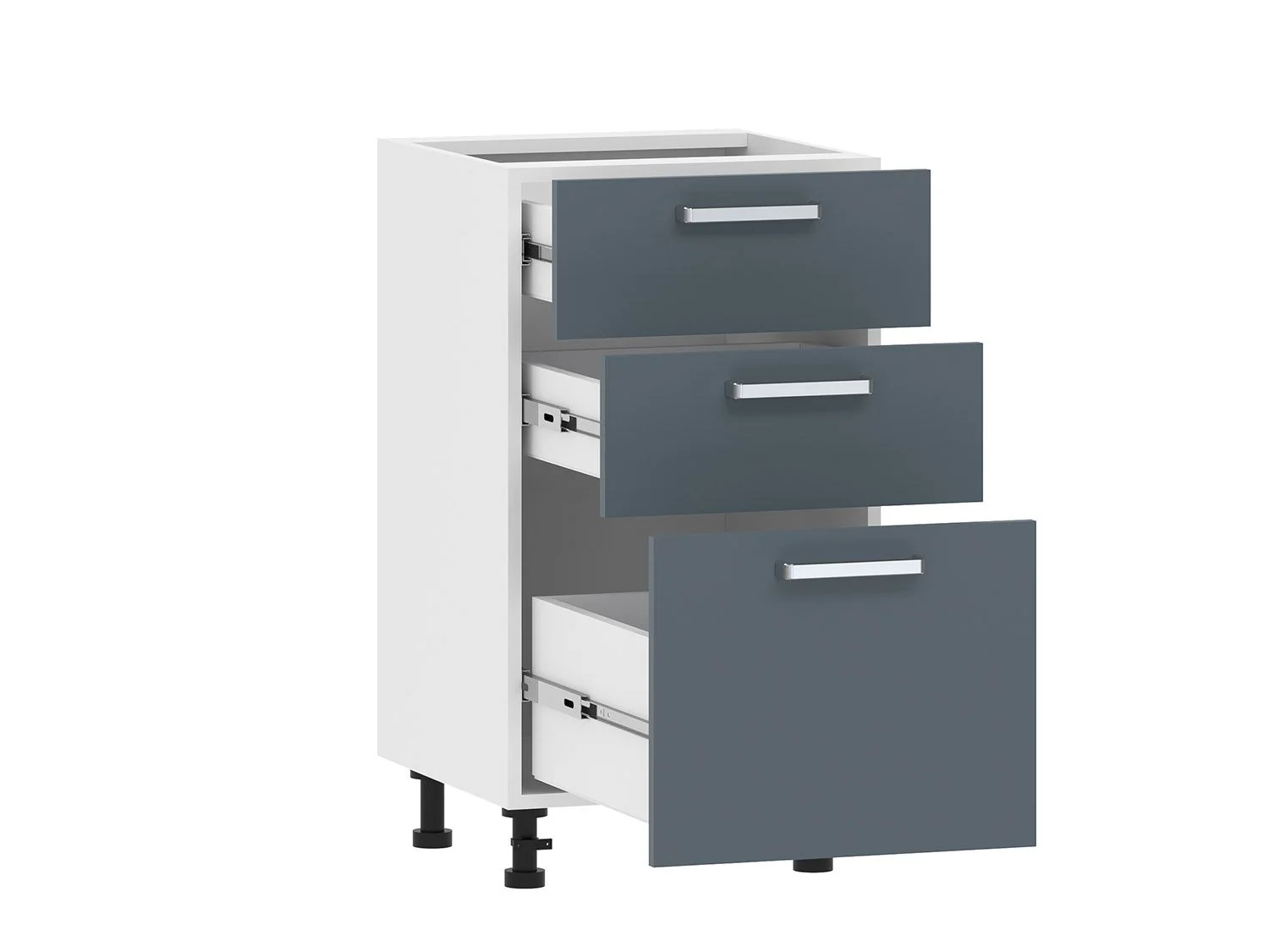 Кухня Борги комплект 2 Белый / Маренго