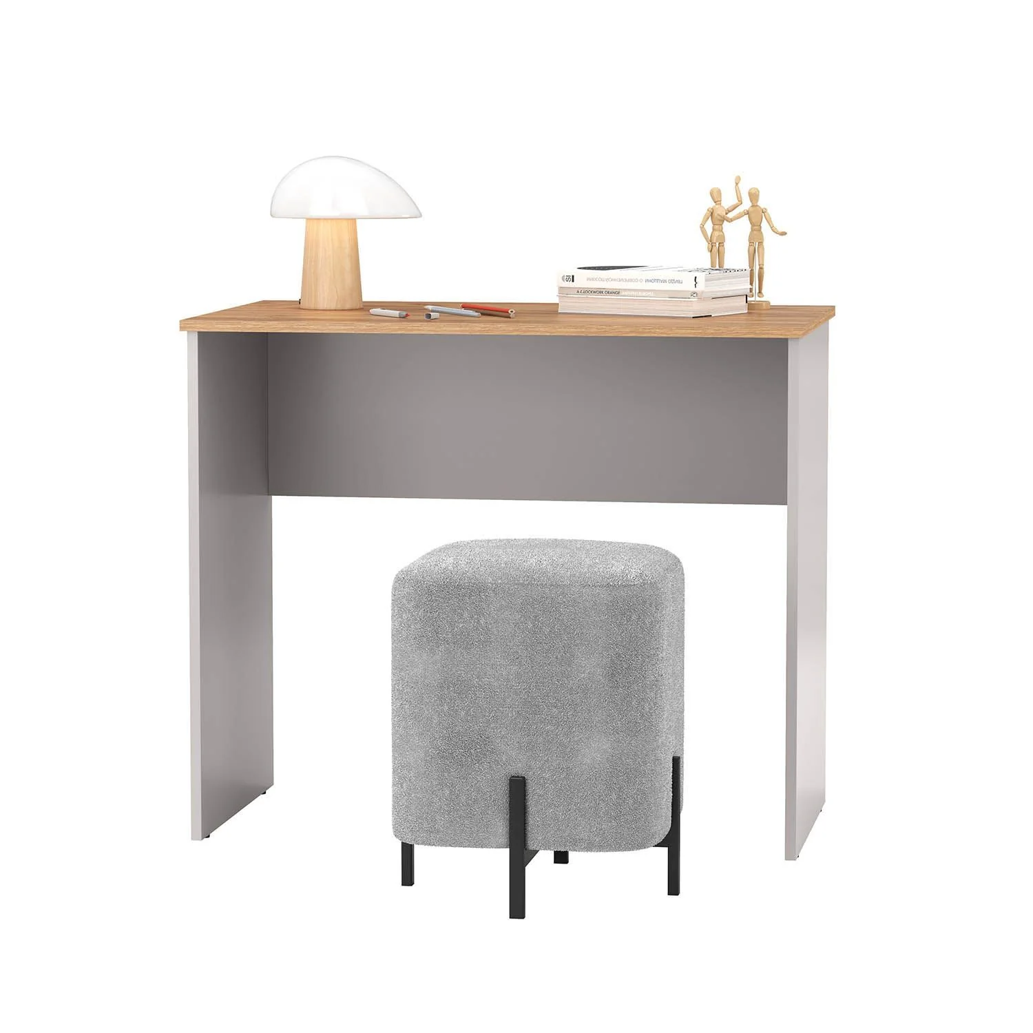 89.12 Прайм стол письменный кашемир / дуб золотой