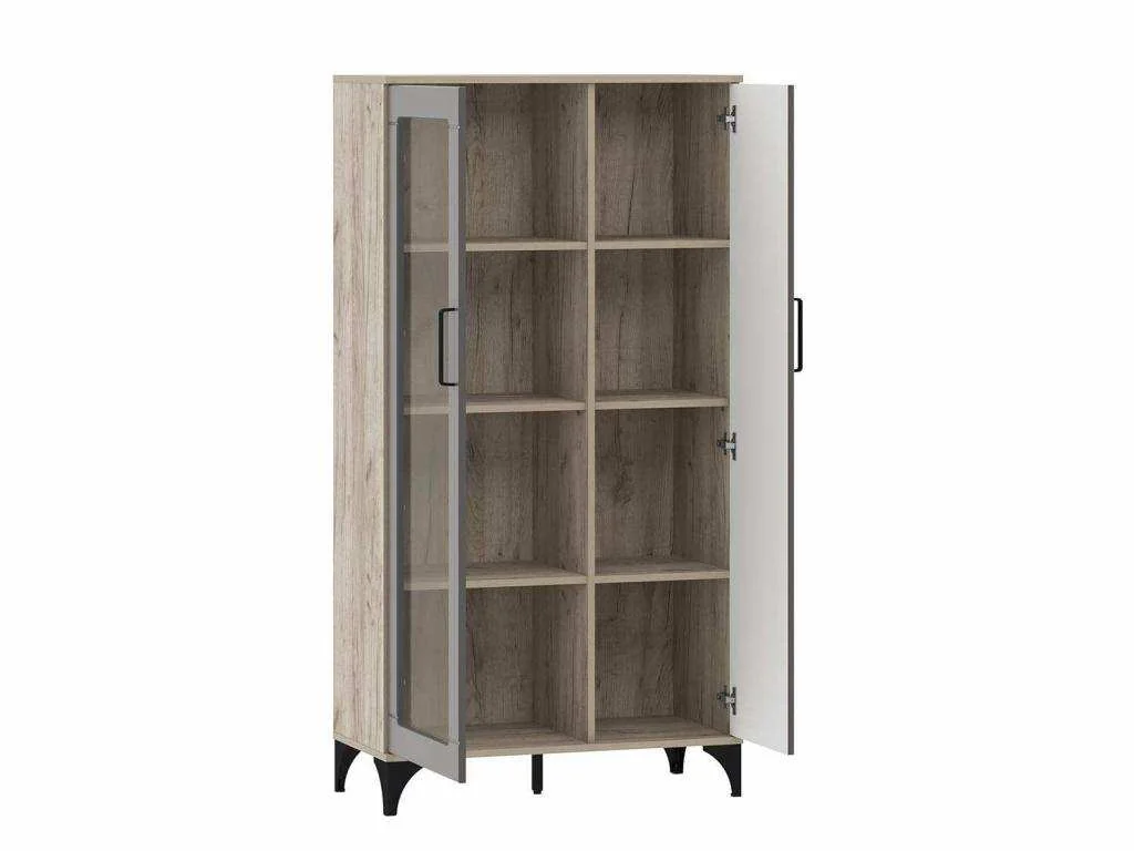 Марсель гостиная комплектация 3 Дуб Крафт серый/Софт графит