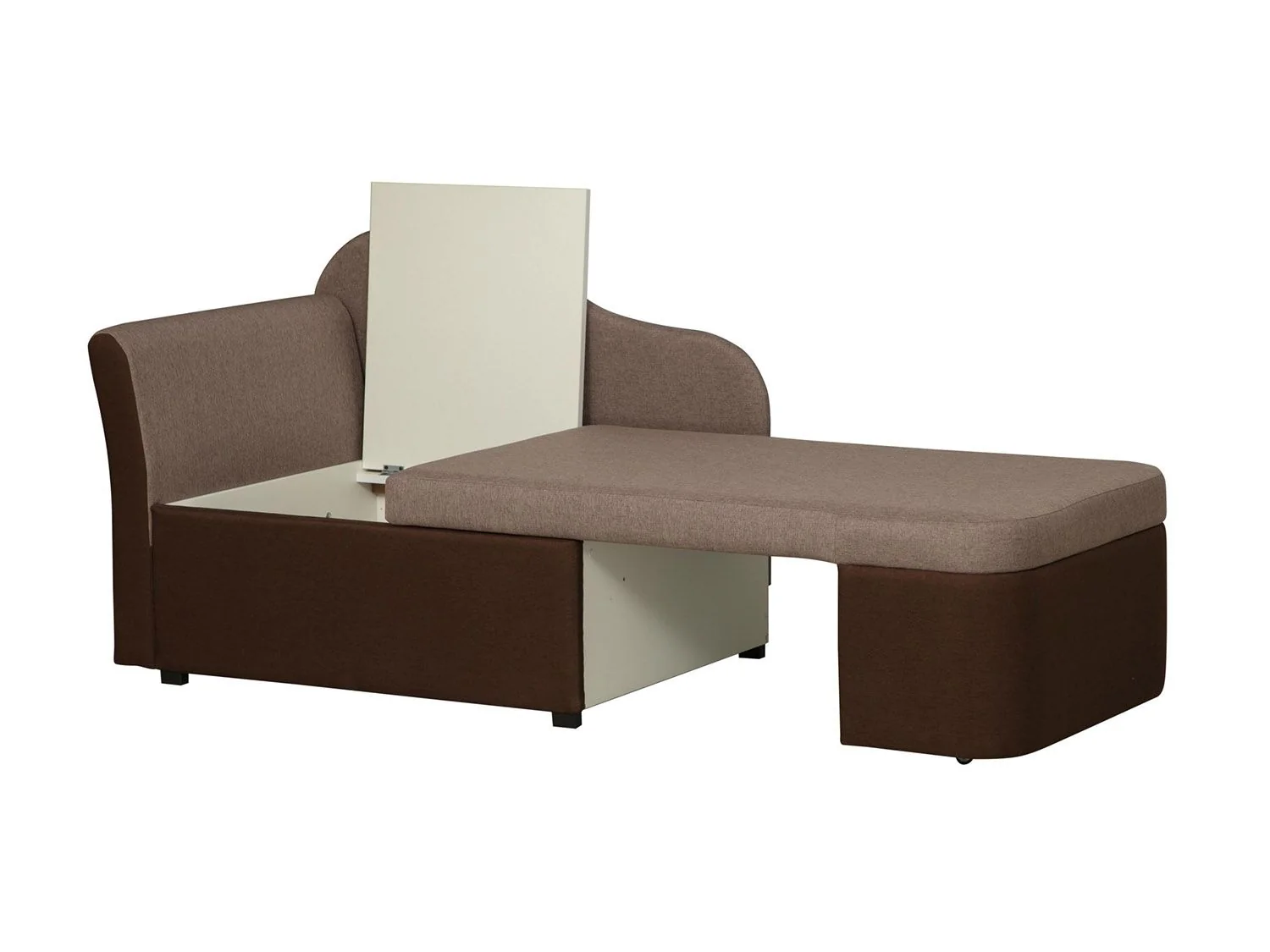 Тахта Мася-12 правый жаккард тесла корица/шоколад