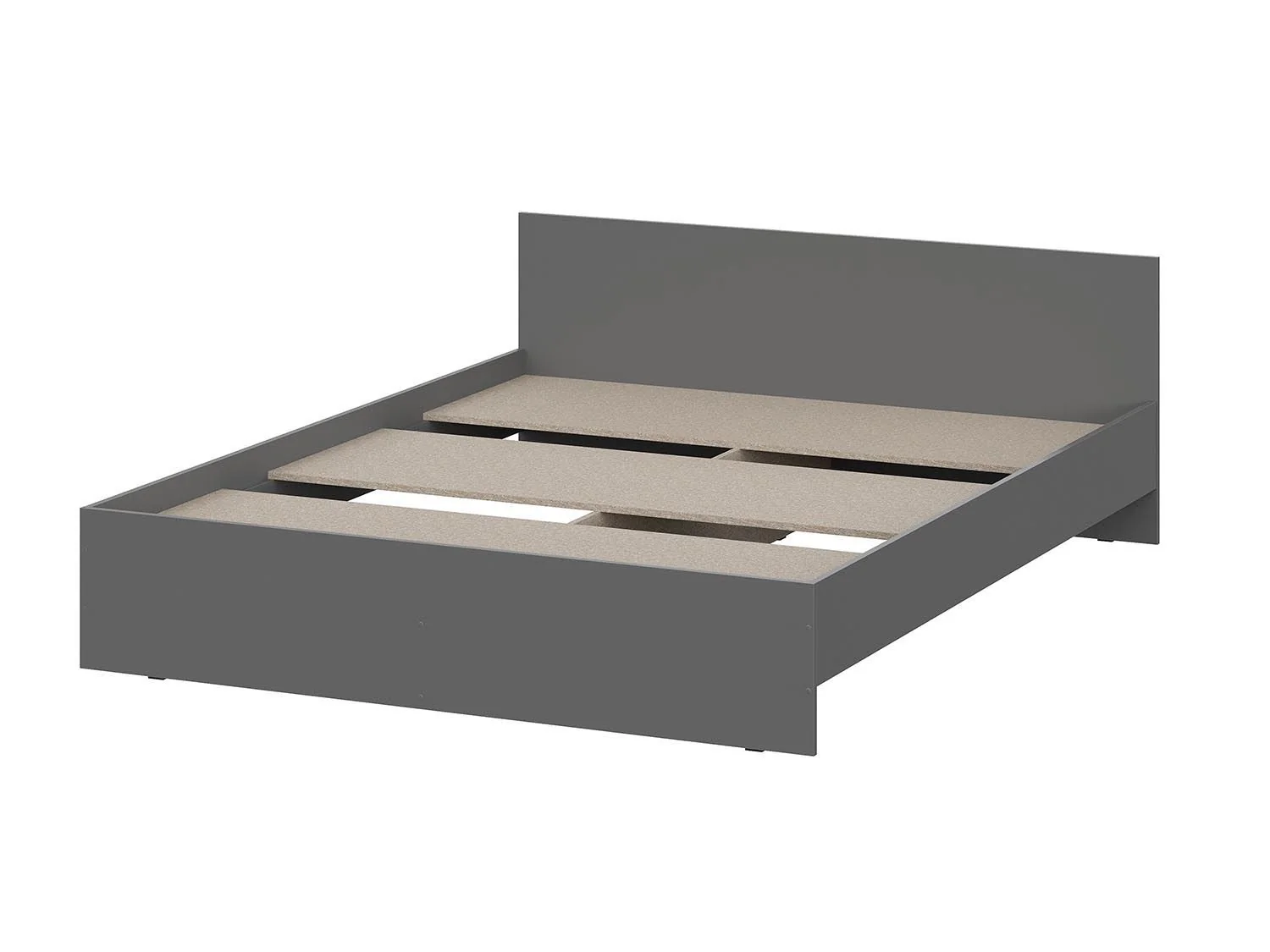 Денвер кровать 1,6 / Графит серый