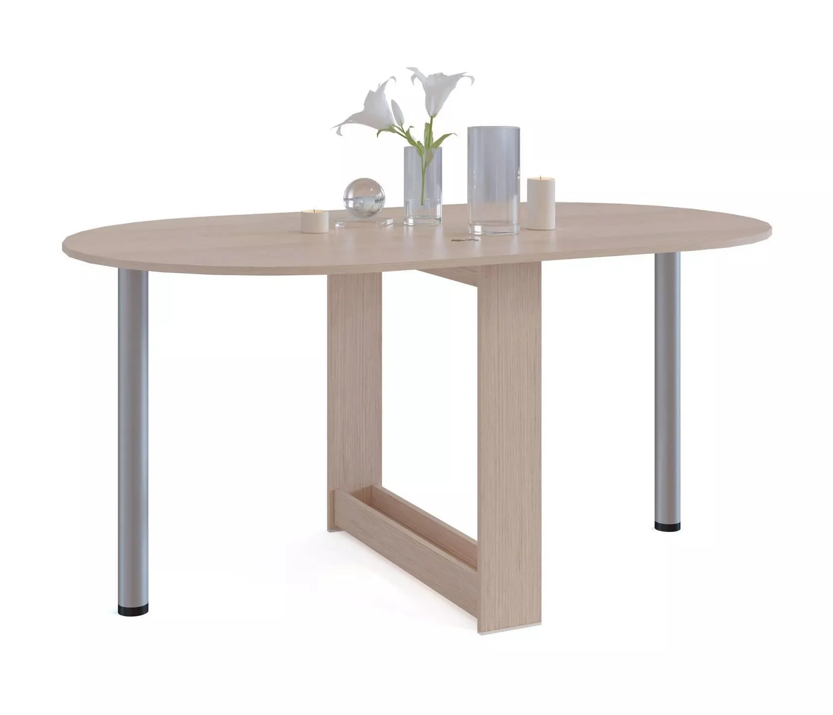 Стол-книжка СП-12 Беленый дуб