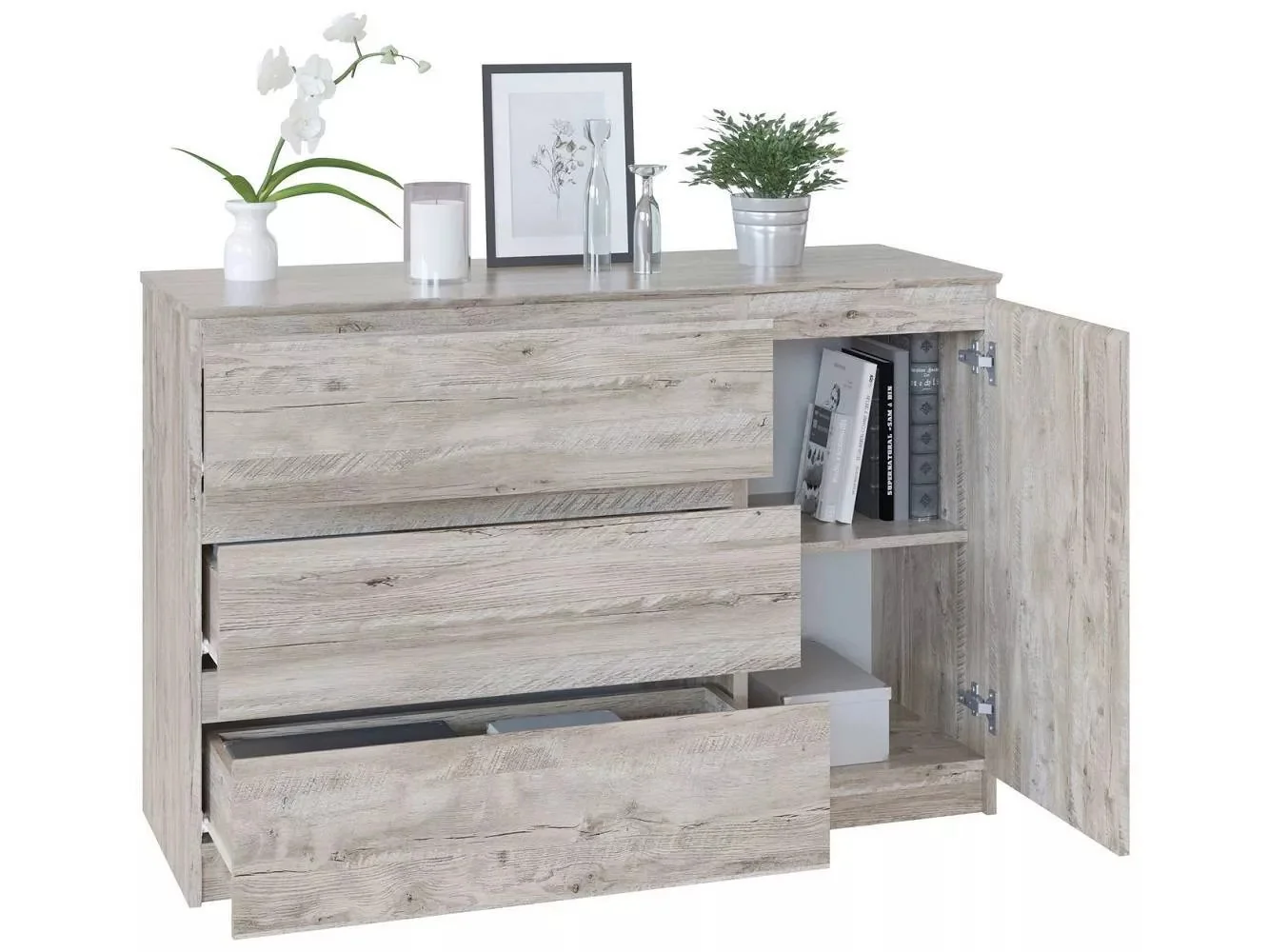 Комод Т-3Р Дуб Юкон