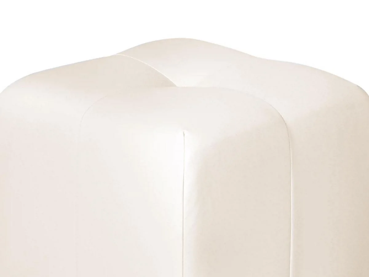 Пуф Николь Светло-Бежевый экокожа