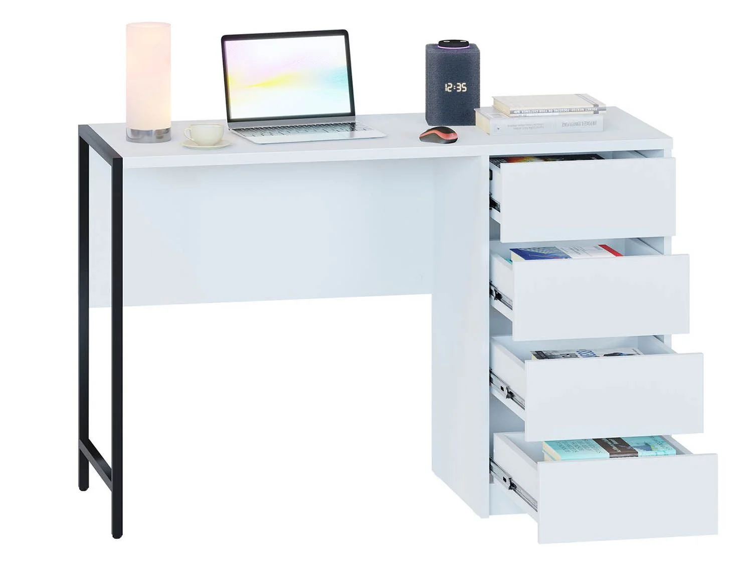 СПМ-405 Стол письменный Белый