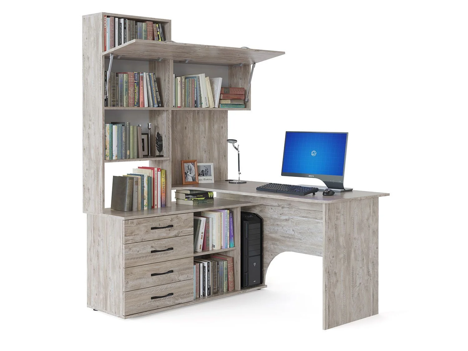 Компьютерный стол КСТ-14.1Л Дуб Юкон