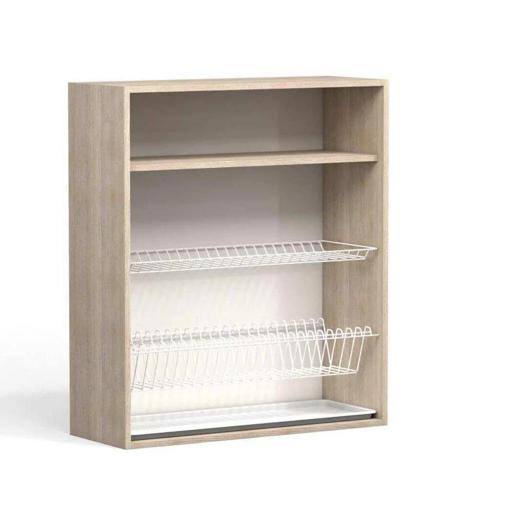 Анжелика шкаф с сушилкой ШКН 800 С/ясень патина В 920