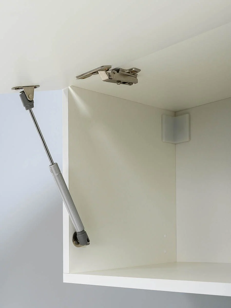 Ливерпуль Шкаф навесной Белый/Ясень ваниль